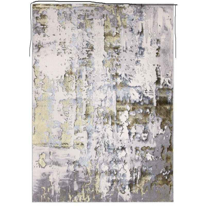 Maddin Abstract Area Rug, Rectangle 80 x 150cm