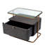 Augusto Glass End Table