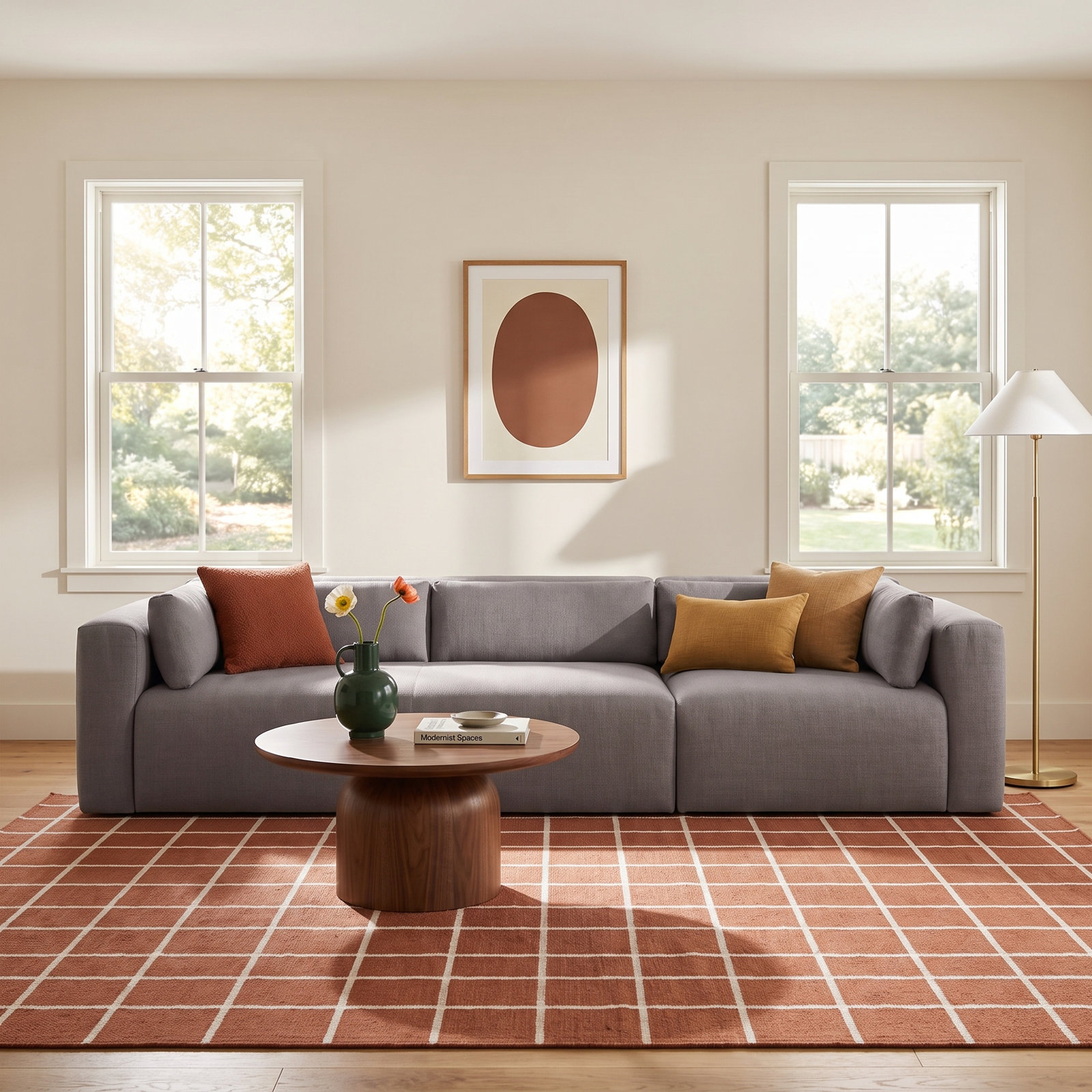 Freddie Upholstered L-Sectional, Nevis Graphite Polyester Blend