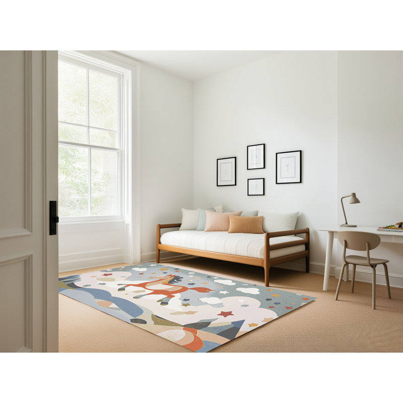 Tapis pour enfants East Urban Home, Rectangle 8 pi x 12 pi