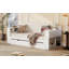 Grand lit de jour avec bureau amovible, tiroirs de rangement et table d'appoint hydraulique-2048716793