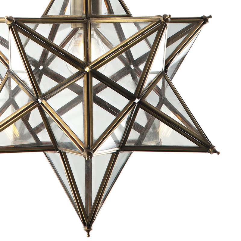 Kostya 1 - Light Antique Brass Single Pendant