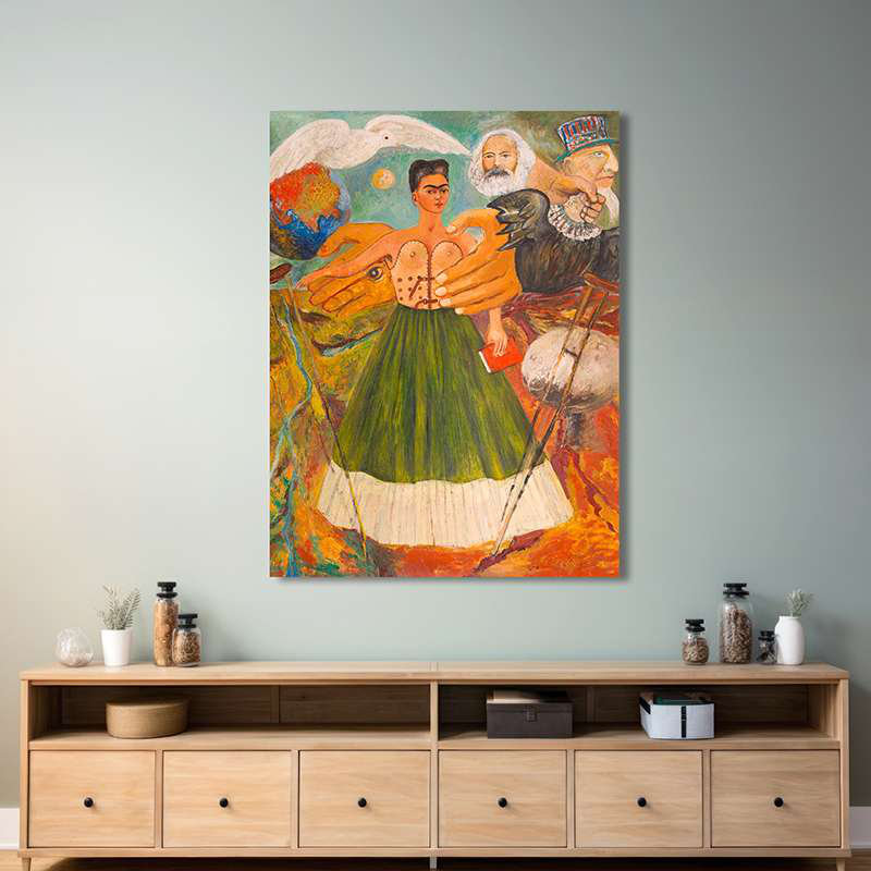 Marxism Will Give Health To The Ill, 1954 by Frida Kahlo - Wrapped Canvas Print, 100 cm H x 70 cm W