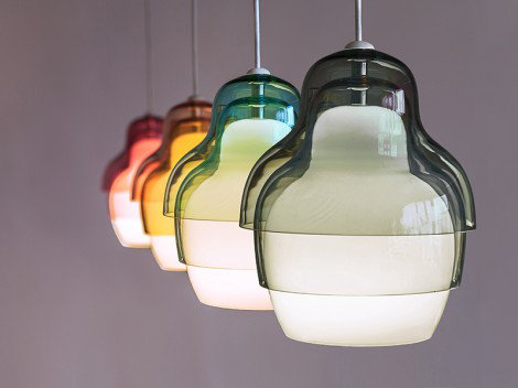 Matrioshka 1 - Light Pendant, Red