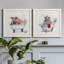 «Farm Tub Pig», ensemble de 2 peintures sur toile encadrées-10782392-10782399