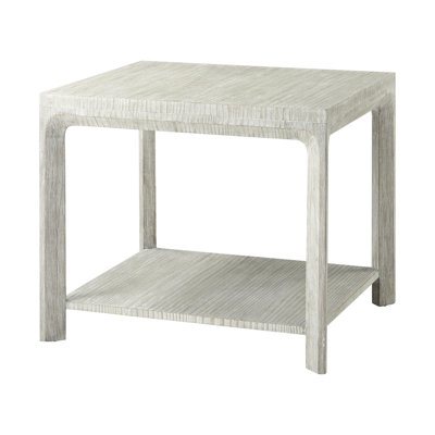 Breeze Solid Wood End Table with Storage