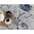 2’ X 3’ Navy Blue Distressed Floral Scatter Rug