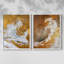 ABSTRACT Series CDxxiii - reproduction encadrée de qualité supérieure - prête à être accrochée - aucun clou requis - aucun clou requis-108032294-108032293