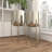 Cole and Grey 2-Piece Metal Dome Silver Plant Stands Indoor Outdoor Planter with Removable Stand Set-257535186