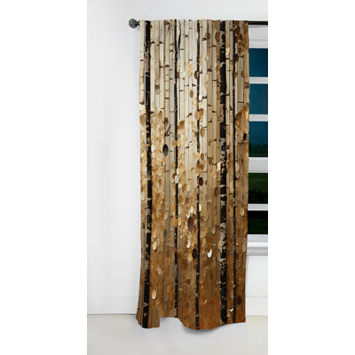 Karlee - Botanicals Abstract Blackout Curtain - 1 Panels