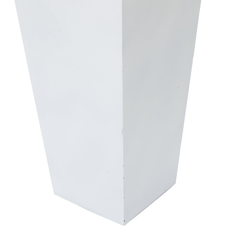 Tapered MgO Pot Planter with Drainage Holes, 18.5" H x 9.45" W x 9.45" D