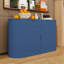Buffet en bois avec tablettes et tiroirs de rangement-1597422419
