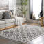 Tapis treillis Rachelle pour le salon, la chambre et la cuisine, gris / blanc cassé-968405257