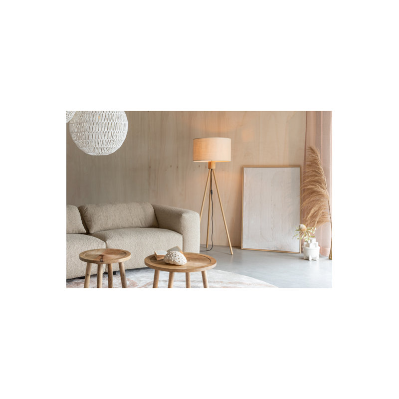 Fan Tripod Floor Lamp