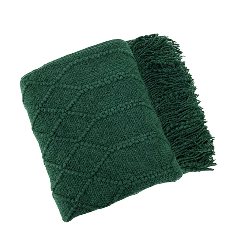 Jeté irrégulier losange, Olive