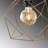 Elegant Gold Metal Chandelier, 10.2 x 10.2 x 47.2 Inches | 1 x E27 Socket (Max 40W, Bulb Not Included) | Stylish Lighting Fixture for Living Room, Dining Room & Entryway | IP20 Rated for Indoor Use