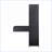 Hair Styling Station, Modern Black Multi-Layer Storage with Drawers, Cabinet &amp; Dryer Holes | Black | MDF-1412932977