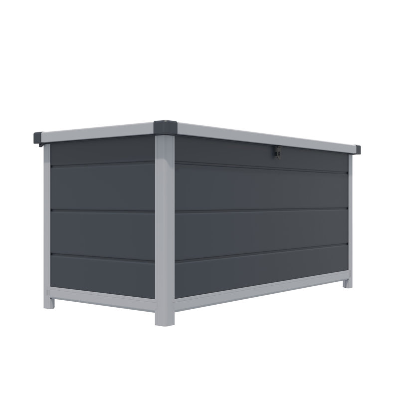 Rowlinson Airevale 4x2 Cushion Box with Assembly, Dark Grey