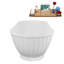 Baignoire autoportante 67 "avec drain interne Streamline-101697785