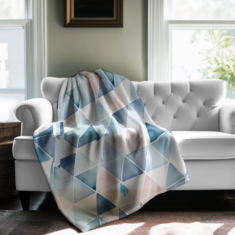 Shape Symphony - 1 Piece Premium Blanket, 50" W x 60" L