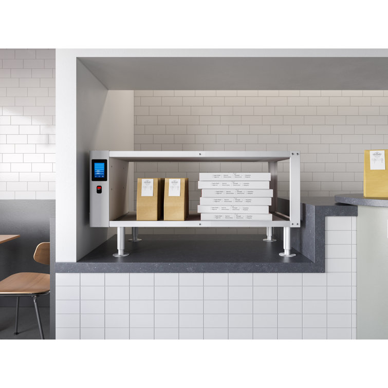 Two-Shelve Commercial Take Out Warmer Cabinet with Touch Screen in Stainless-Steel, UL and NSF Listed (KM-WSC-T2)