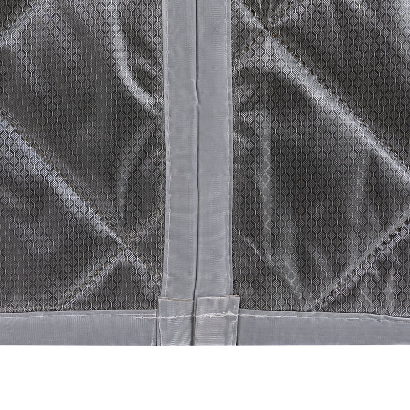 Cotton Blend Room Darkening Curtain Single Panel