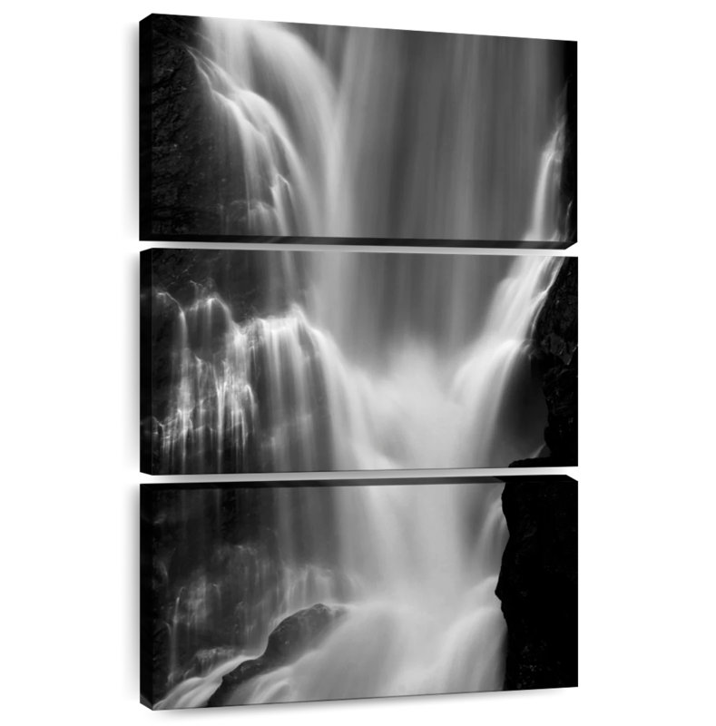 Alvord Weeping Falls BW, 74" H x 48" W