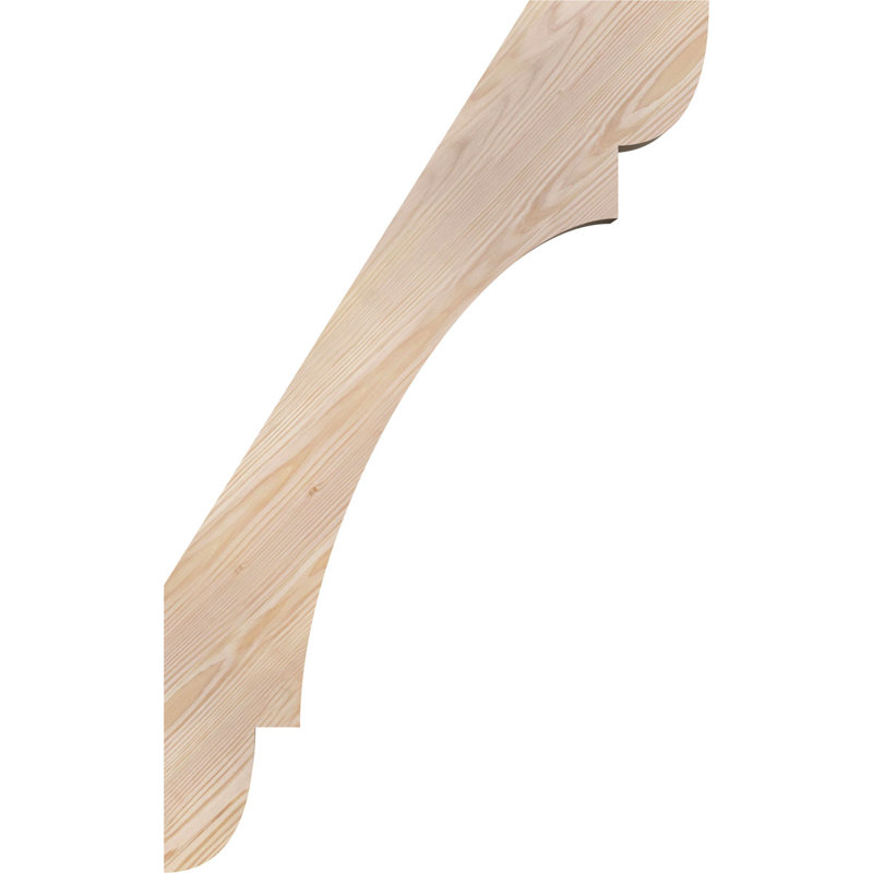 14" Smooth Douglas Fir Wood Corbel Brace