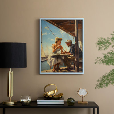 NAUTICAL Series DCXL, reproduction encadrée - bois massif