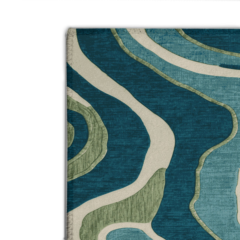 Tapis d'intérieur et d'extérieur vert Nature, Rectangulaire 2 pi x 3 pi
