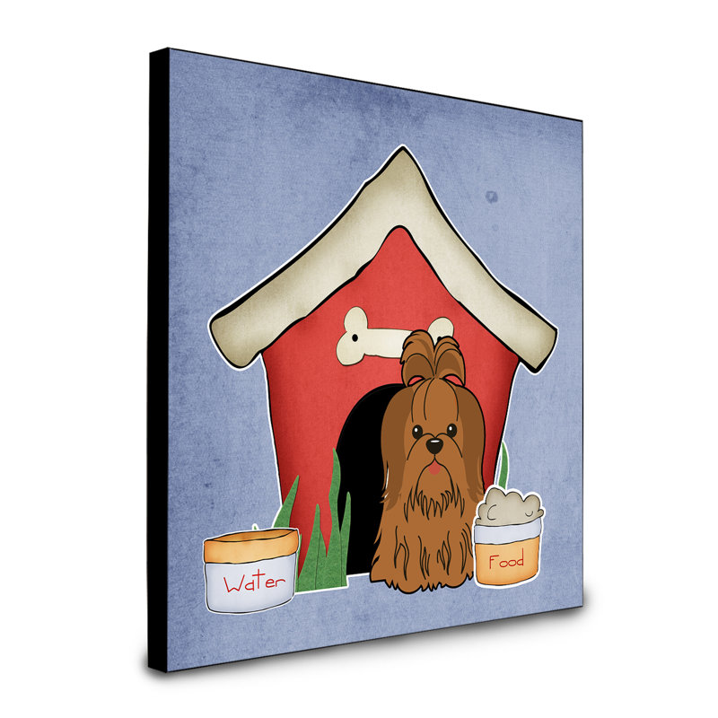 Panneau mural d’art collection dog house Scarvinia, Shih Tzu