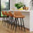 Upholstered Counter Stool With Metal Frame-1525915285-1525915284