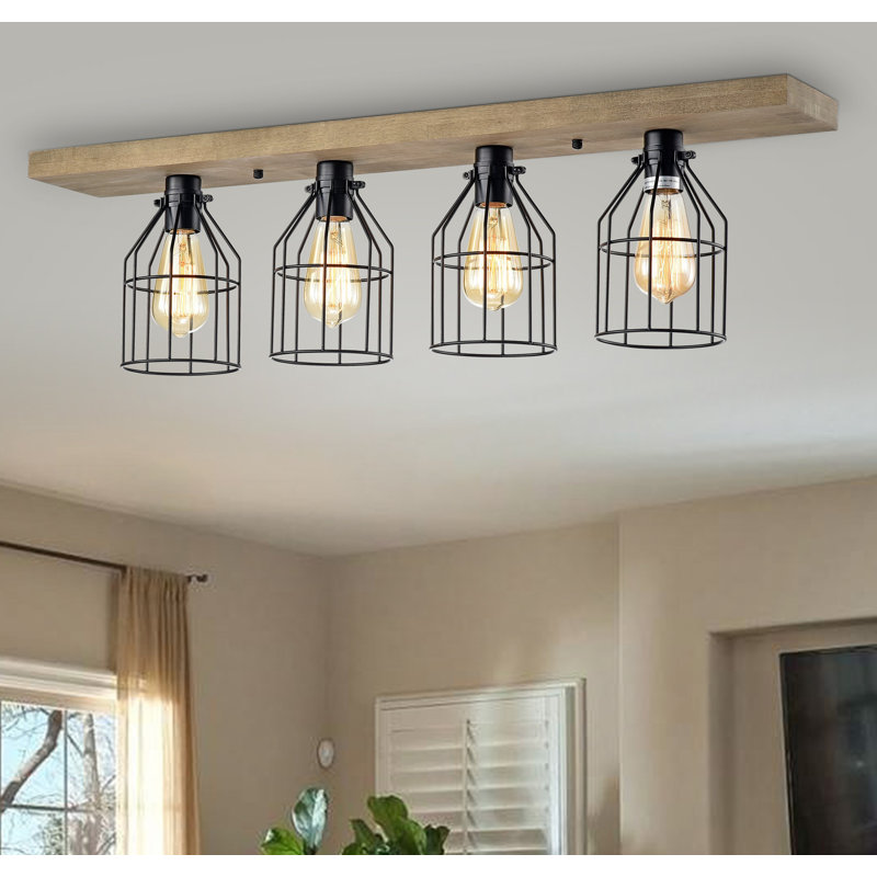 Plafonnier encastré 4 lumières 9 po Platten