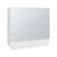Pharmacie, 2 portes, 3 tablettes, 2 miroirs, blanc