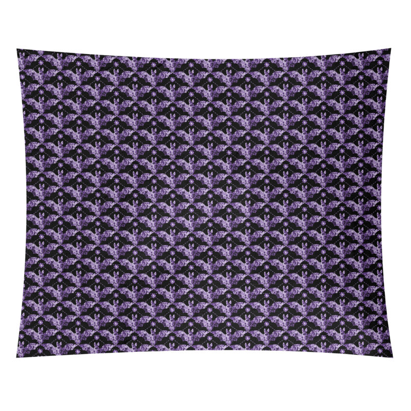 Tapisserie «Avicia Bats» par Katelyn Elizabeth, Intérieur, H 91 po x l 107,5 po