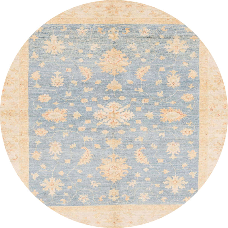 Oriental Indoor Rug, Round 6'