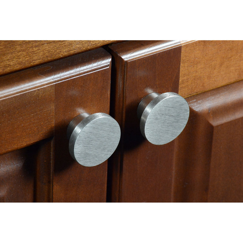 Origins 1 9/16'' Diameter Round Knob, Brushed Nickel