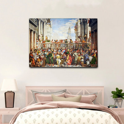 The Wedding at Cana by Paolo Veronese - Wrapped Canvas Graphic Art