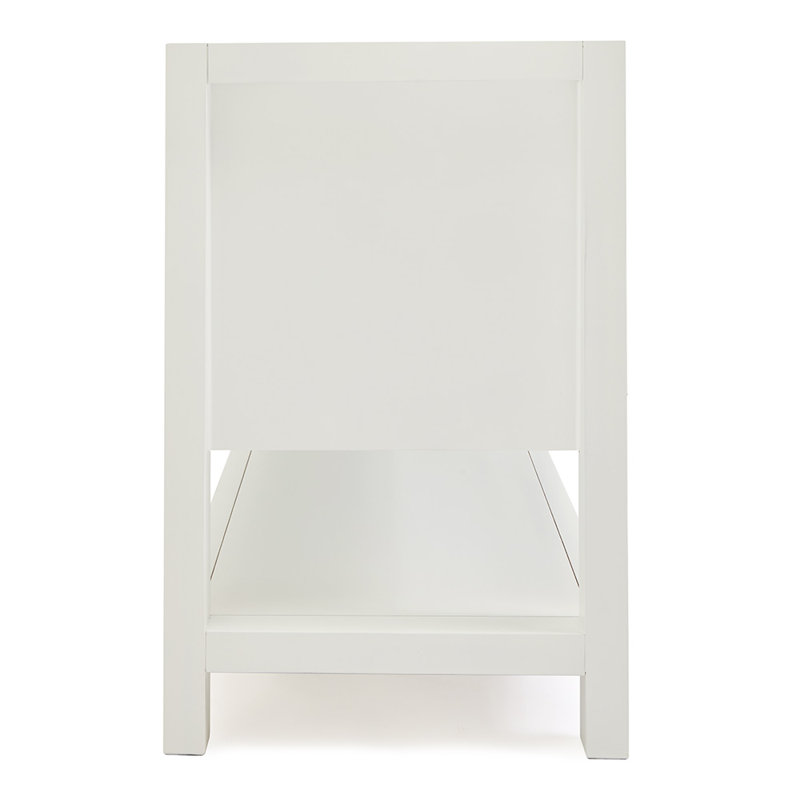 60'' W Single Bathroom Vanity Base, White