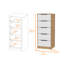 Commode verticale 5 tiroirs Kaia