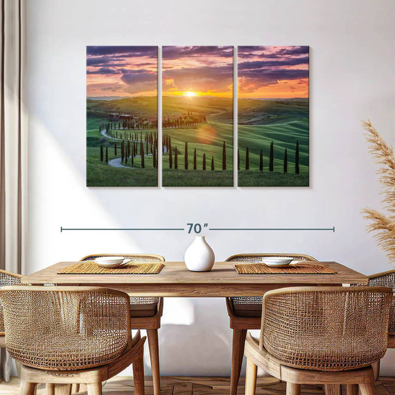 Sebbie Sunset Over Tuscany, 36" H x 57" W