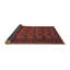 Tapis traditionnel rouge / brun-1101173180