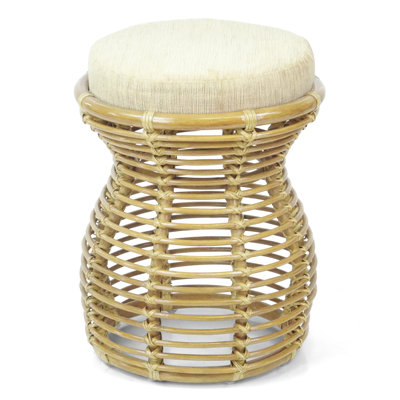Adero Rattan Accent Stool