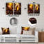 Ensemble de 2 décorations murales en métal Cacao Bean Brilliance - Cacao-917727720