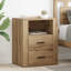 35cm W Manufactured Wood Bedside Table-469202655