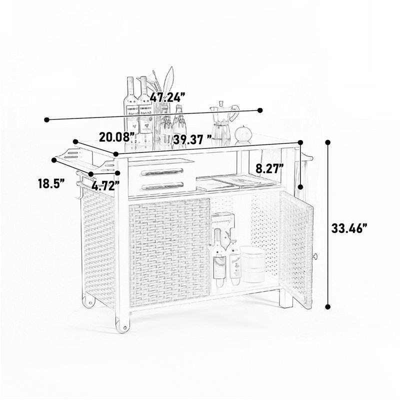 Outdoo Bar Table