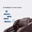 Fauteuil de massage Luxury zéro gravité - SL-Track, Shiatsu, dossier / mollets chauffants, pieds roulants, haut-parleurs