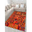 Tapis orange à motif abstrait orange-1741620609