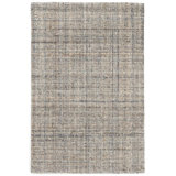 Harris Blue/Brown Hand Micro Hooked Wool Rug