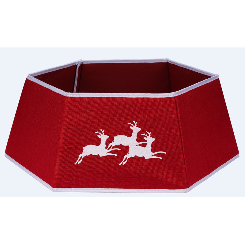 Fabric Tree Collar, Red